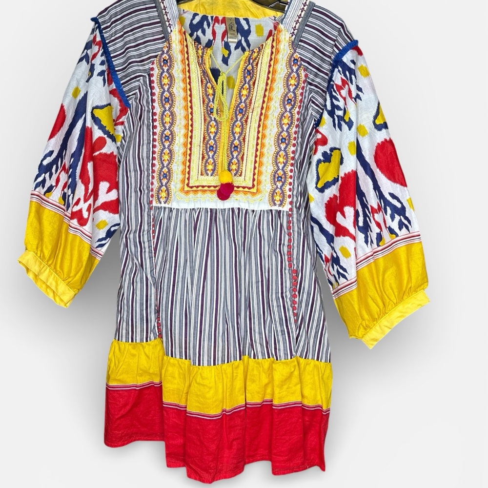 Colorful Bohemian Midi Dress - Picture 4 of 14